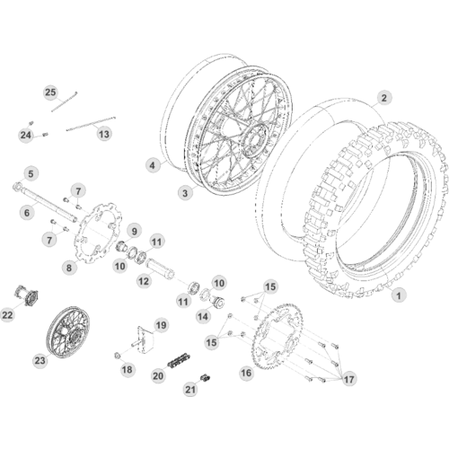 42 REAR WHEEL
