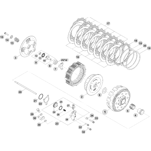 03 PRIMARY GEAR CPL./CLUTCH