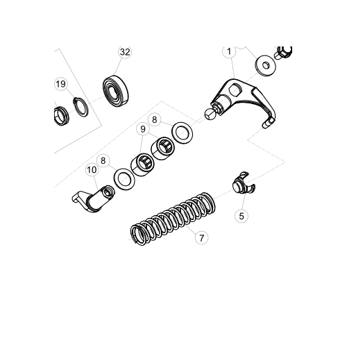 POWER VALVE SPRING (EXT) GREEN K 3.11