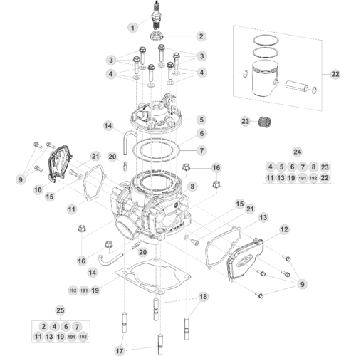 11 CYLINDER/CYLINDER HEAD/VALVETRAIN - FROM CHASSIS 750000 TO 759999