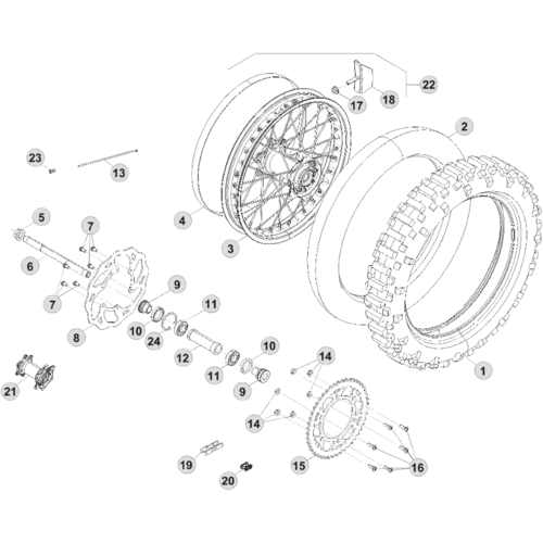 42 REAR WHEEL