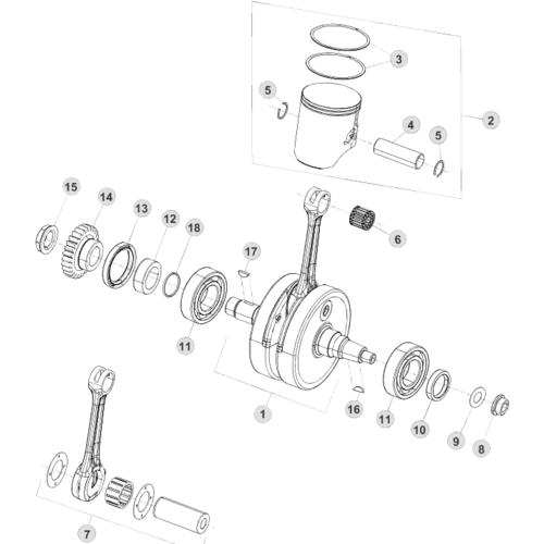 02 CRANKSHAFT/PISTON/BALANCER SHAFT