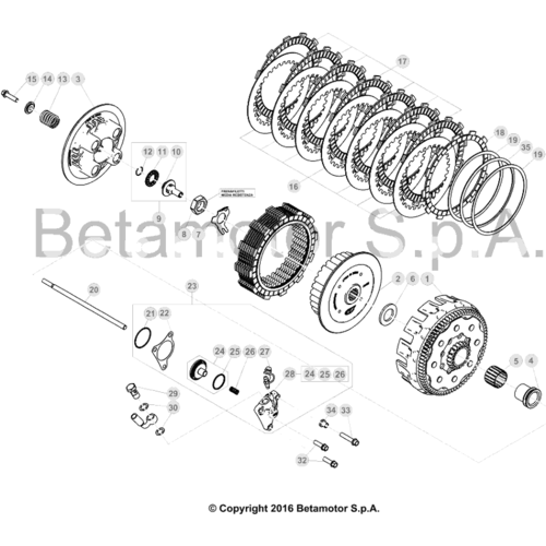03 PRIMARY GEAR CPL./CLUTCH