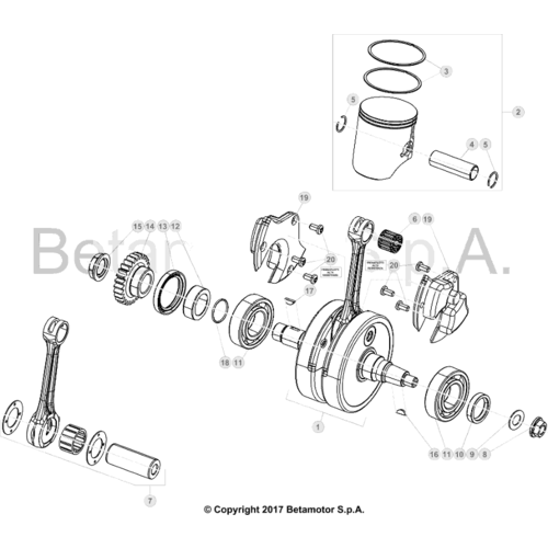 02 CRANKSHAFT/PISTON/BALANCER SHAFT