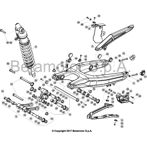 33 SWING ARM/REAR SUSPENSION