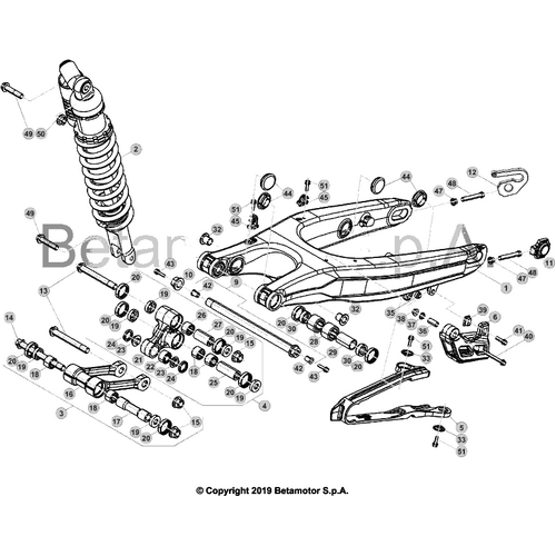 33 SWING ARM/REAR SUSPENSION