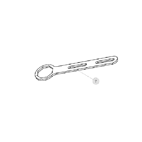 ZF/SACHS FORK CAP TOOL ALL 50MM 10 SIDES