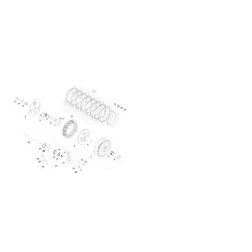 03 PRIMARY GEAR CPL./CLUTCH