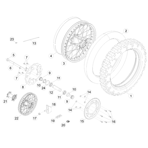 42 REAR WHEEL