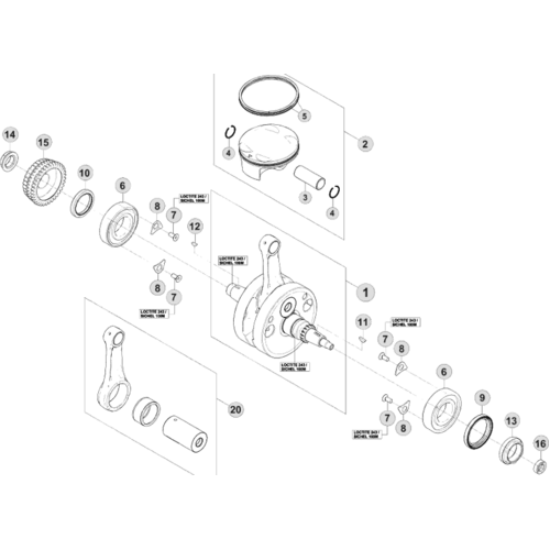 02 CRANKSHAFT/PISTON/BALANCER SHAFT