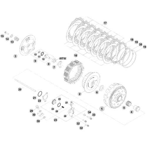 03 PRIMARY GEAR CPL./CLUTCH