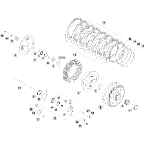 03 PRIMARY GEAR CPL./CLUTCH