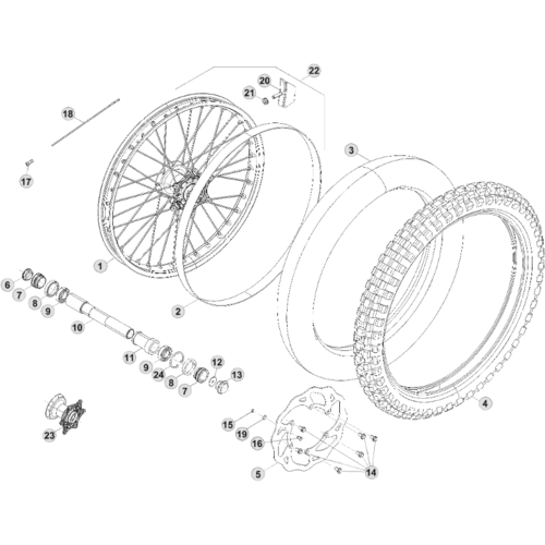 41 FRONT WHEEL