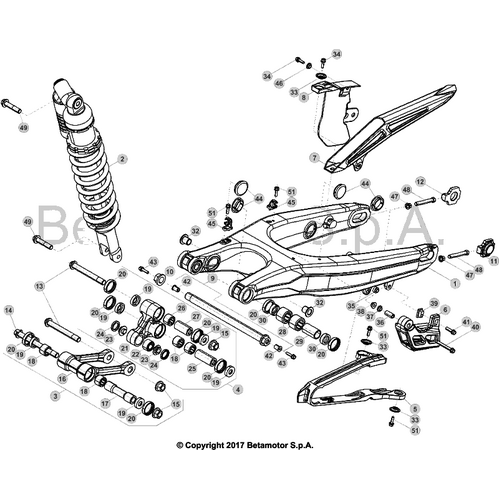 33 SWING ARM/REAR SUSPENSION