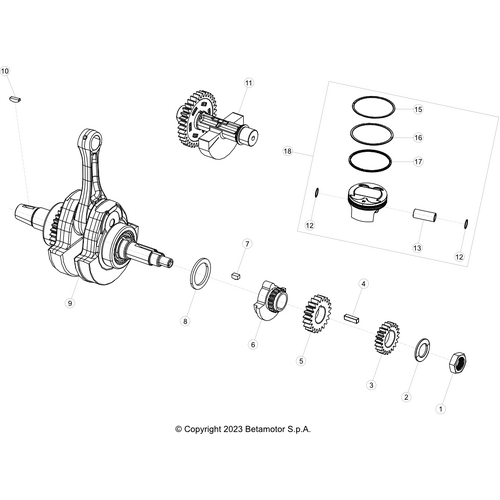 02 CRANKSHAFT/PISTON/BALANCER SHAFT