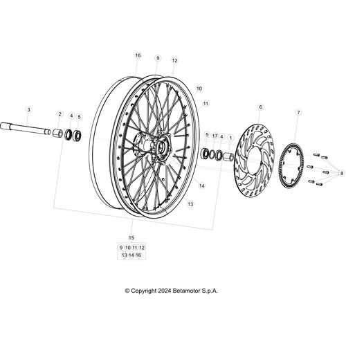 41 FRONT WHEEL