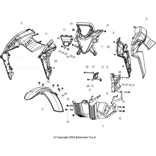 43 PLASTIC ACCESSORIES/SEAT/TANK