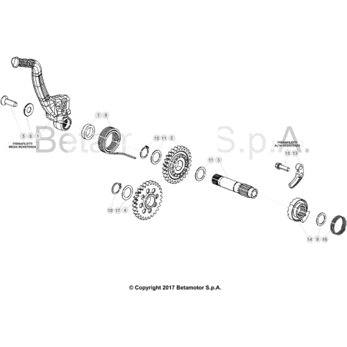 06 KICK STARTER - FROM CHASSIS 552 TO 999999