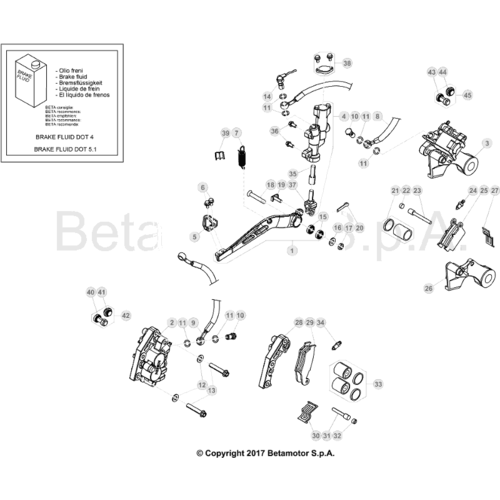 36 BRAKES - FROM CHASSIS 506 TO 999999