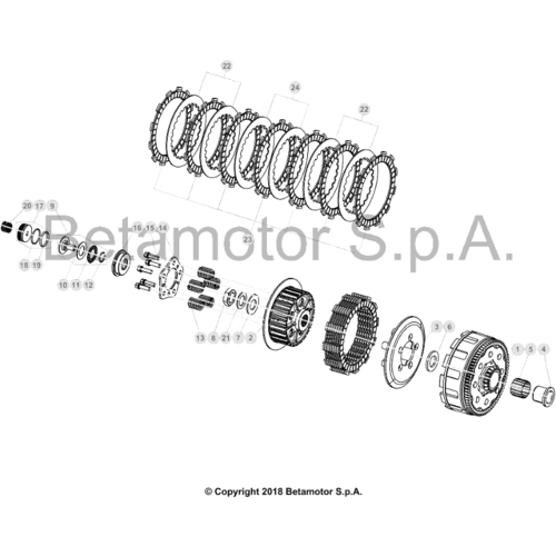 03 PRIMARY GEAR CPL./CLUTCH
