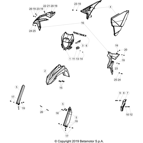 43 PLASTIC ACCESSORIES/SEAT/TANK