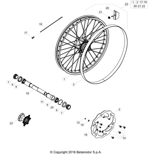 41 FRONT WHEEL