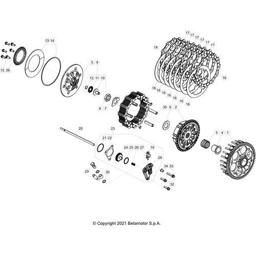 03 PRIMARY GEAR CPL./CLUTCH
