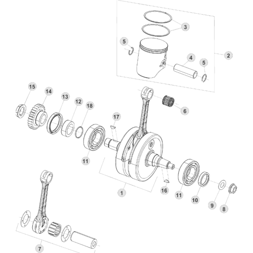 02 CRANKSHAFT/PISTON/BALANCER SHAFT