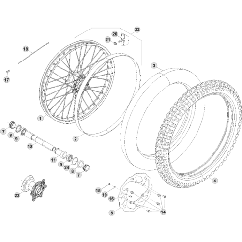 41 FRONT WHEEL