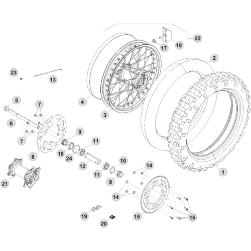42 REAR WHEEL