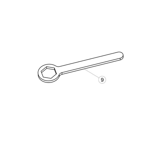 REAR AXLE SPANNER 30MM 2ST/4ST RR X-PRO/RACE MY25>