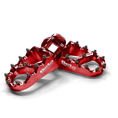 CNC ERGAL RED FOOTPEG KIT RR MY20>