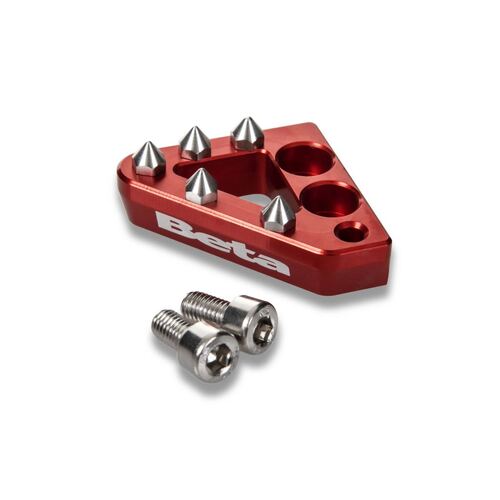 BETA REAR BRAKE PEDAL TIP RED