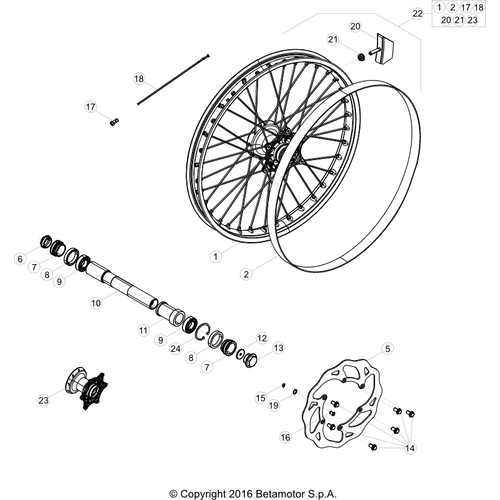 41 FRONT WHEEL