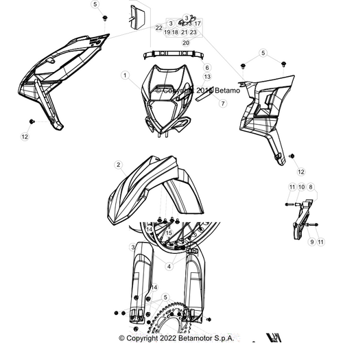 43 PLASTIC ACCESSORIES/SEAT/TANK