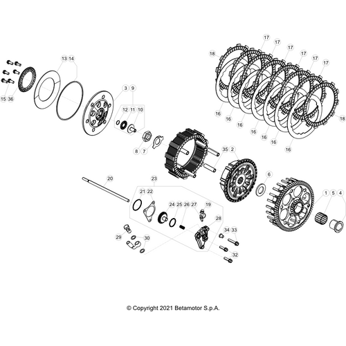 03 PRIMARY GEAR CPL./CLUTCH