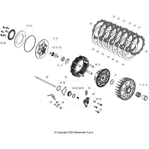 03 PRIMARY GEAR CPL./CLUTCH