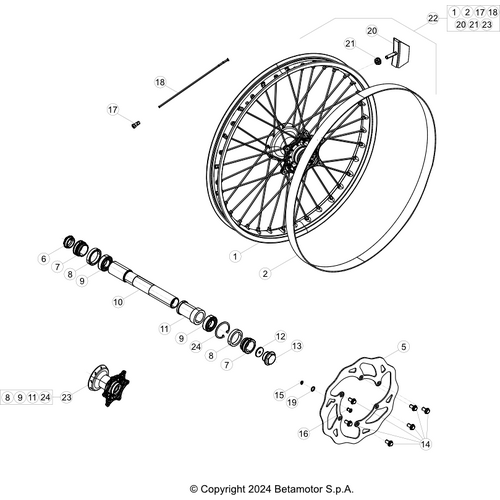 41 FRONT WHEEL