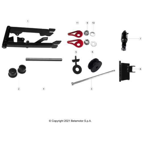 33 SWING ARM/REAR SUSPENSION