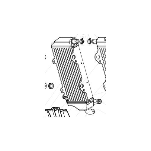 RADIATOR RR 2T RH