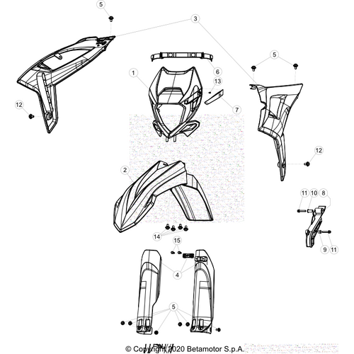 43 PLASTIC ACCESSORIES/SEAT/TANK