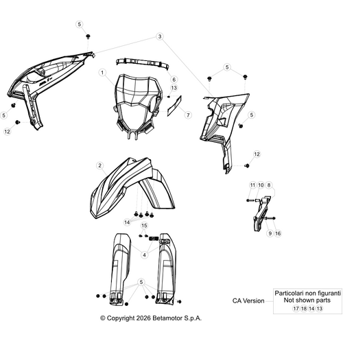 43 PLASTIC ACCESSORIES/SEAT/TANK