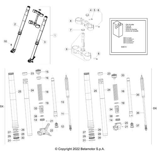 34 FRONT FORK