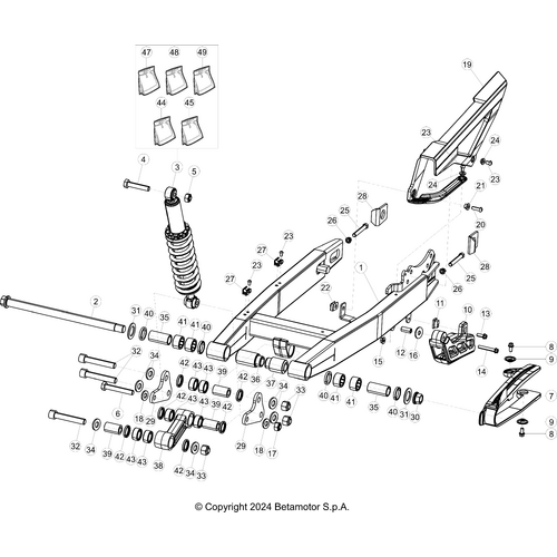 33 SWING ARM/REAR SUSPENSION