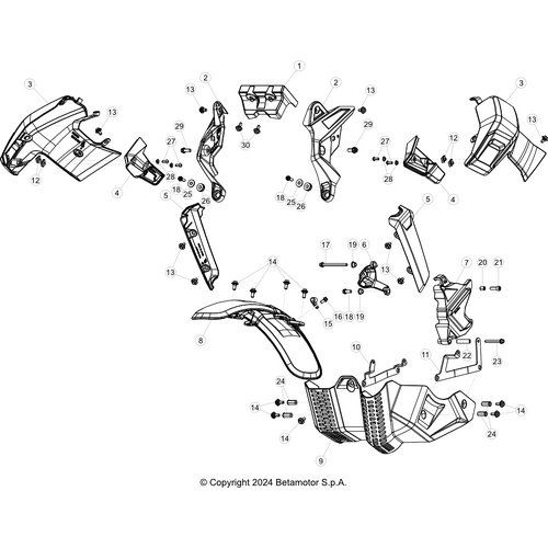 43 PLASTIC ACCESSORIES/SEAT/TANK