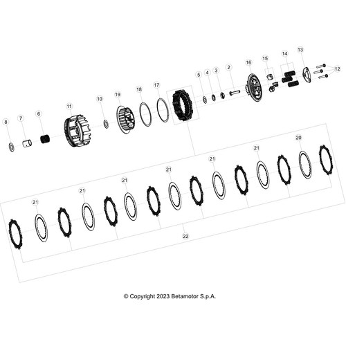 03 PRIMARY GEAR CPL./CLUTCH