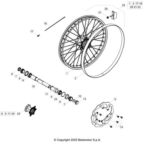 41 FRONT WHEEL