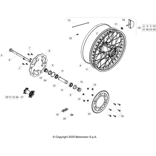 42 REAR WHEEL