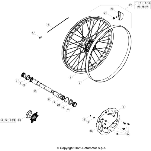 41 FRONT WHEEL