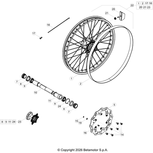 41 FRONT WHEEL
